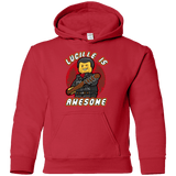 Sweatshirts Red / YS Lucille is Awesome Youth Hoodie