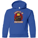 Sweatshirts Royal / YS Lucille is Awesome Youth Hoodie