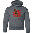 Sweatshirts Dark Heather / YS Lucille Youth Hoodie