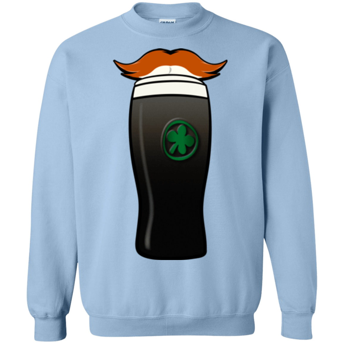 Sweatshirts Light Blue / Small Luck of The Irish Crewneck Sweatshirt