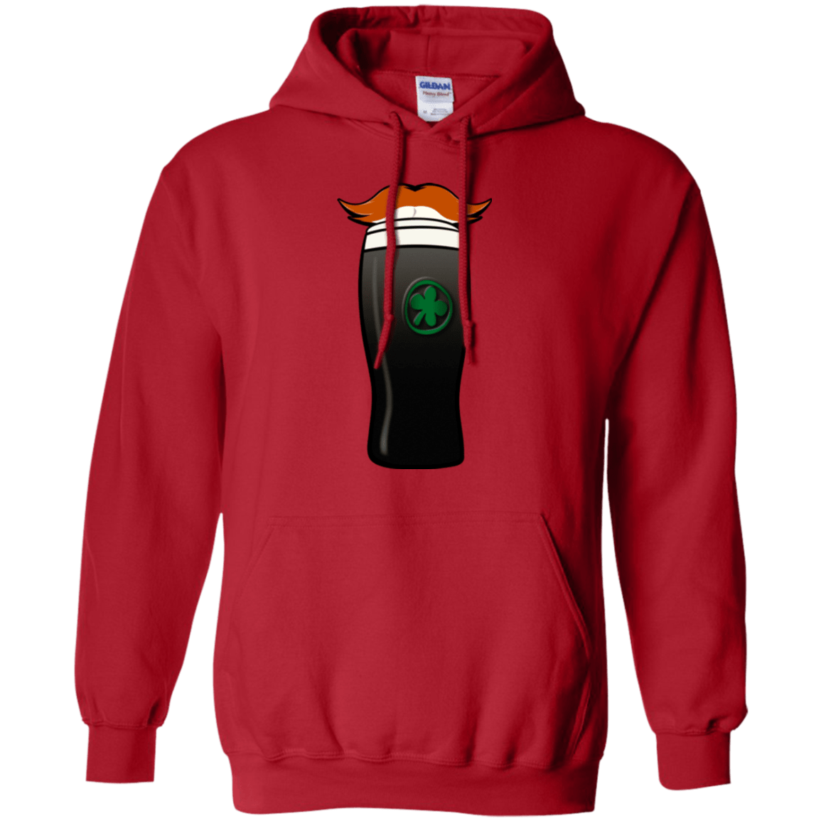 Sweatshirts Red / Small Luck of The Irish Pullover Hoodie