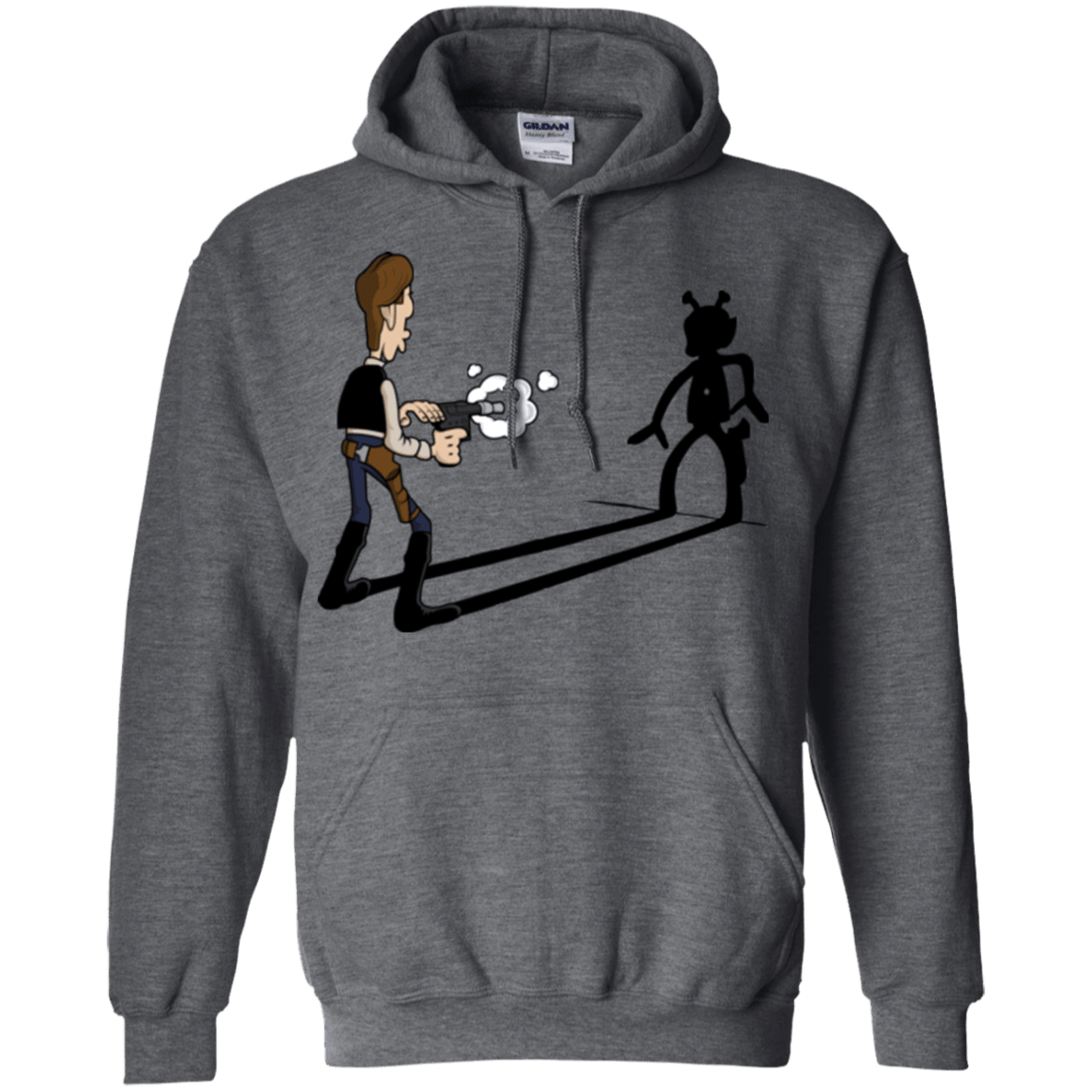 Sweatshirts Dark Heather / S Lucky Han Pullover Hoodie