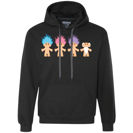 Sweatshirts Black / S Lucky Trolls Premium Fleece Hoodie