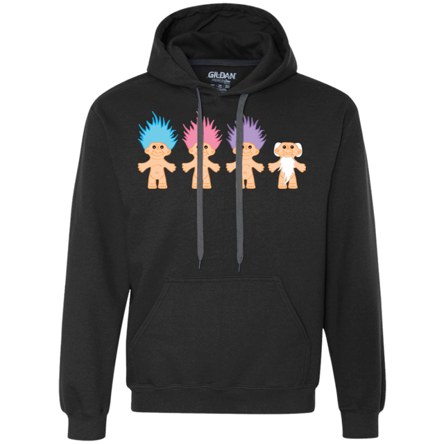 Sweatshirts Black / S Lucky Trolls Premium Fleece Hoodie