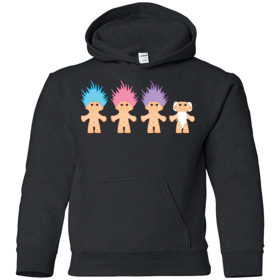 Sweatshirts Black / YS Lucky Trolls Youth Hoodie