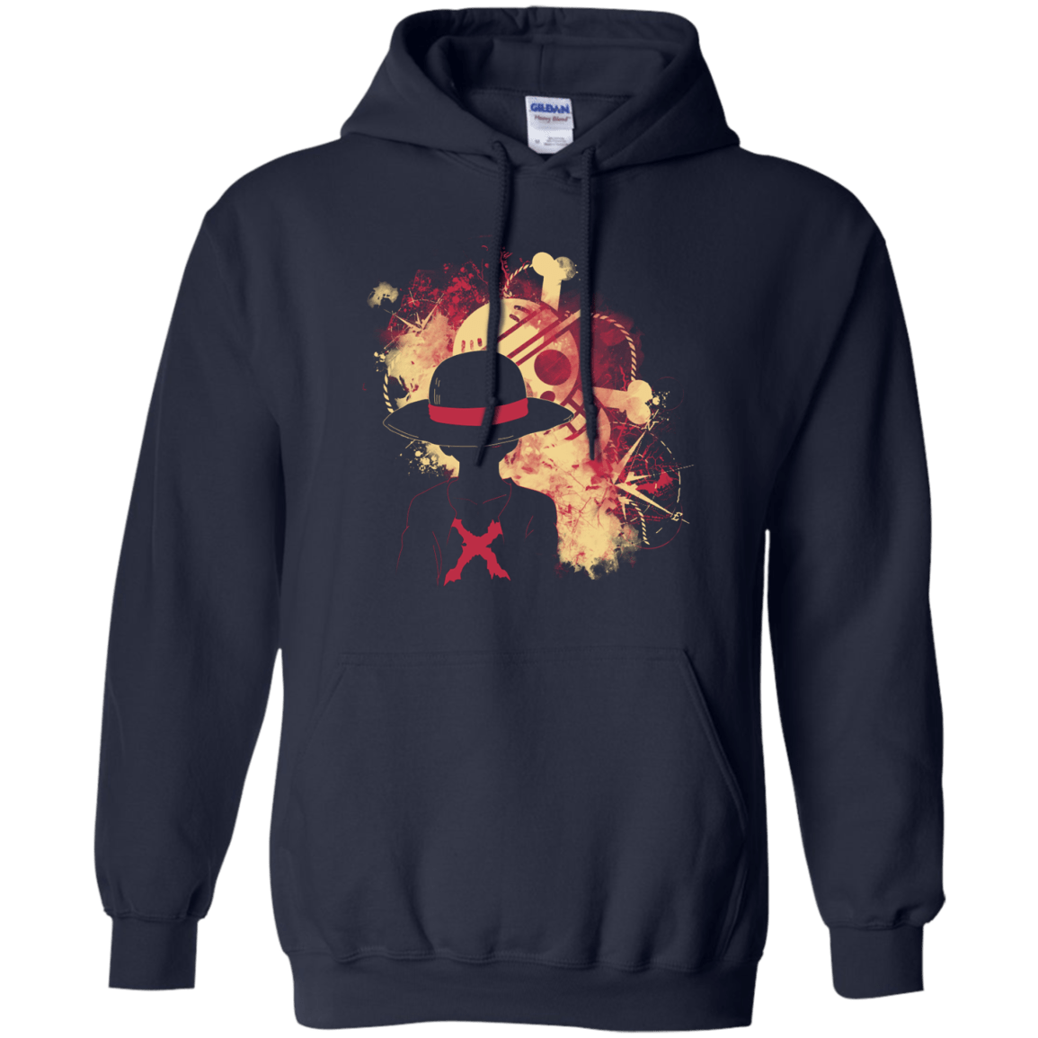 Sweatshirts Navy / S Luffy 2018 Pullover Hoodie