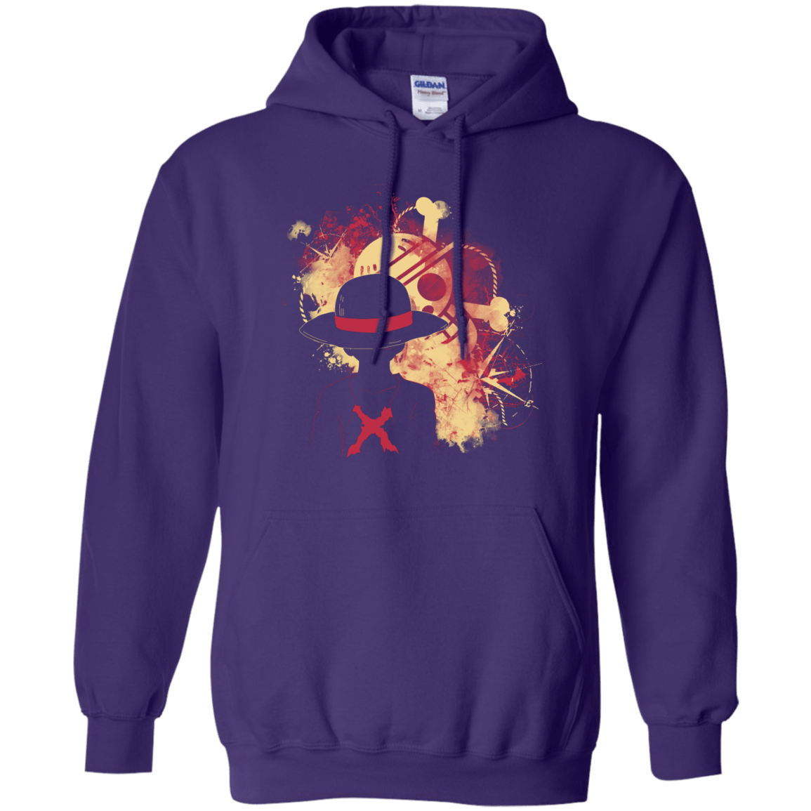 Sweatshirts Purple / S Luffy 2018 Pullover Hoodie