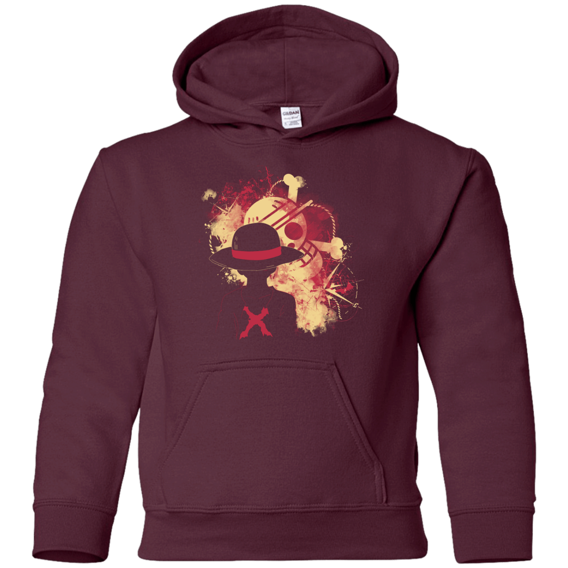 Sweatshirts Maroon / YS Luffy 2018 Youth Hoodie