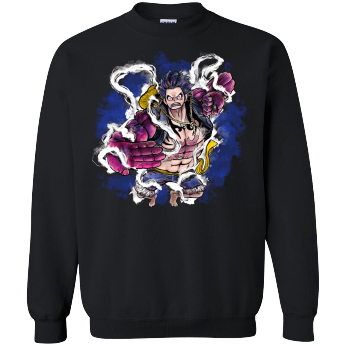 Sweatshirts Black / Small Luffy 3 Crewneck Sweatshirt