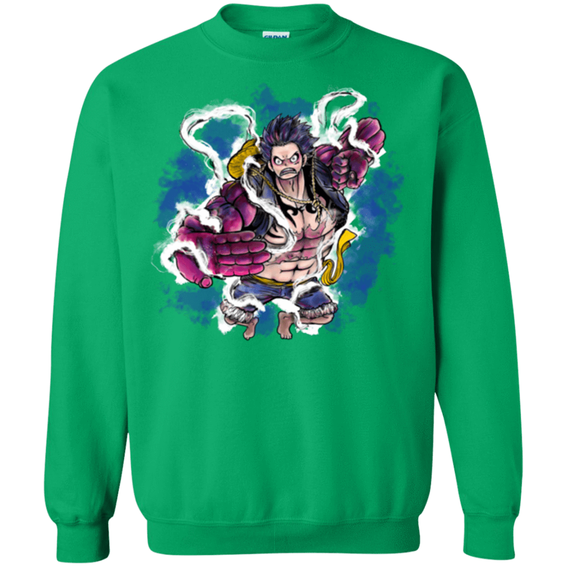 Sweatshirts Irish Green / Small Luffy 3 Crewneck Sweatshirt