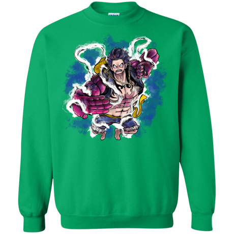 Sweatshirts Irish Green / Small Luffy 3 Crewneck Sweatshirt