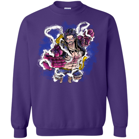 Sweatshirts Purple / Small Luffy 3 Crewneck Sweatshirt