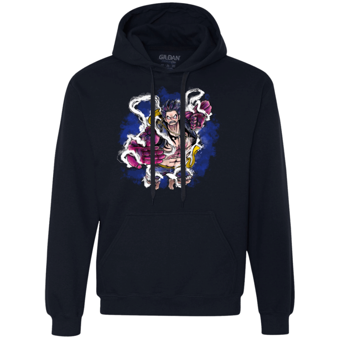 Sweatshirts Navy / Small Luffy 3 Premium Fleece Hoodie