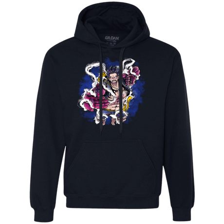 Sweatshirts Navy / Small Luffy 3 Premium Fleece Hoodie