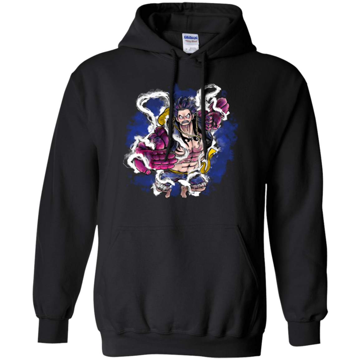 Sweatshirts Black / Small Luffy 3 Pullover Hoodie