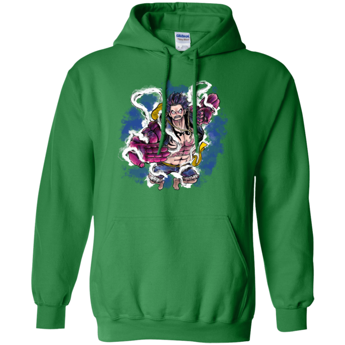 Sweatshirts Irish Green / Small Luffy 3 Pullover Hoodie