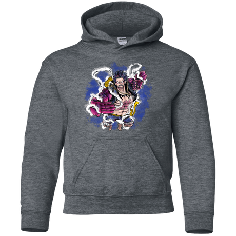 Sweatshirts Dark Heather / YS Luffy 3 Youth Hoodie
