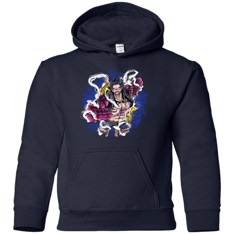 Sweatshirts Navy / YS Luffy 3 Youth Hoodie