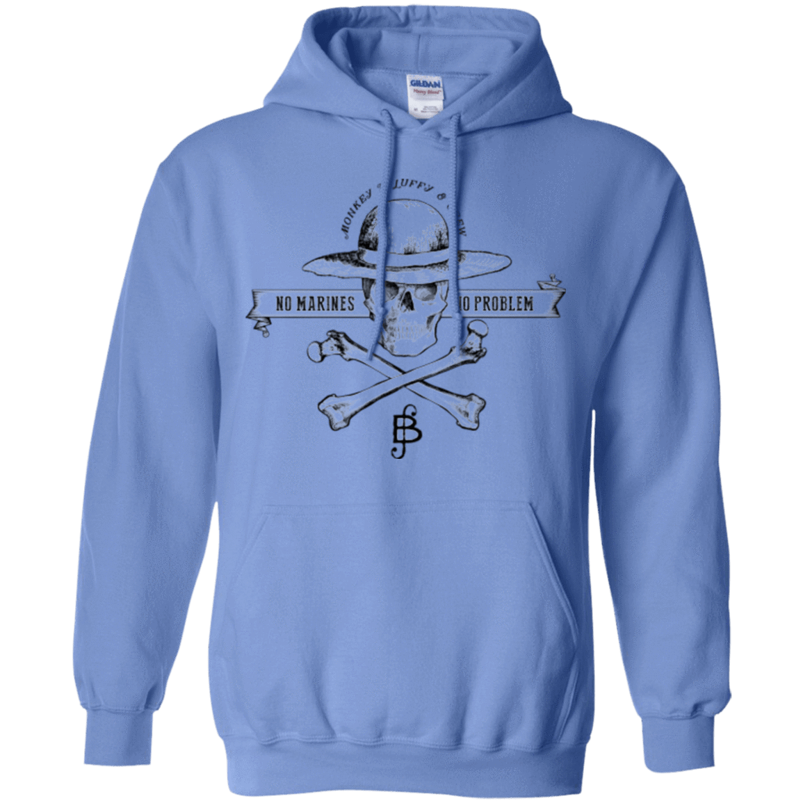 Sweatshirts Carolina Blue / Small Luffy Pullover Hoodie