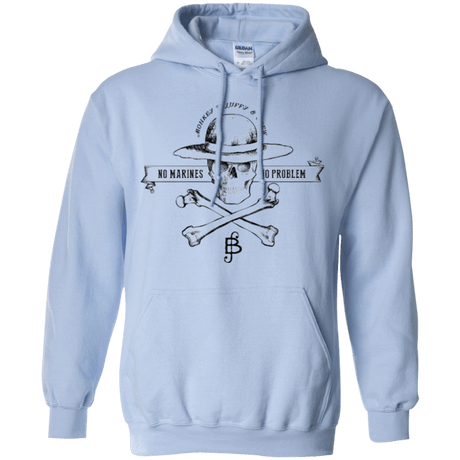 Sweatshirts Light Blue / Small Luffy Pullover Hoodie