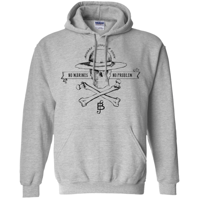 Sweatshirts Sport Grey / Small Luffy Pullover Hoodie