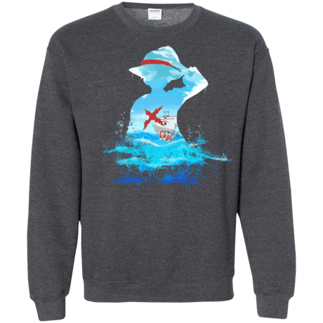 Sweatshirts Dark Heather / Small Luffy sea 2 Crewneck Sweatshirt