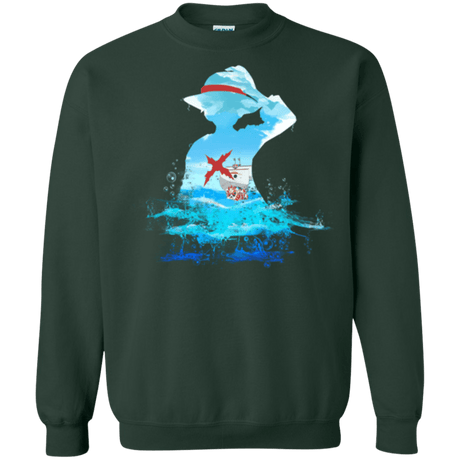 Sweatshirts Forest Green / Small Luffy sea 2 Crewneck Sweatshirt