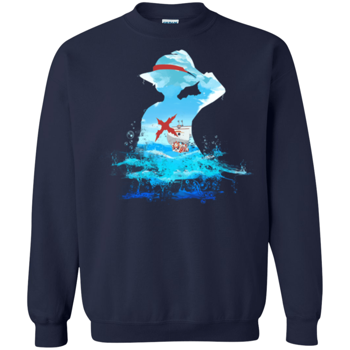 Sweatshirts Navy / Small Luffy sea 2 Crewneck Sweatshirt