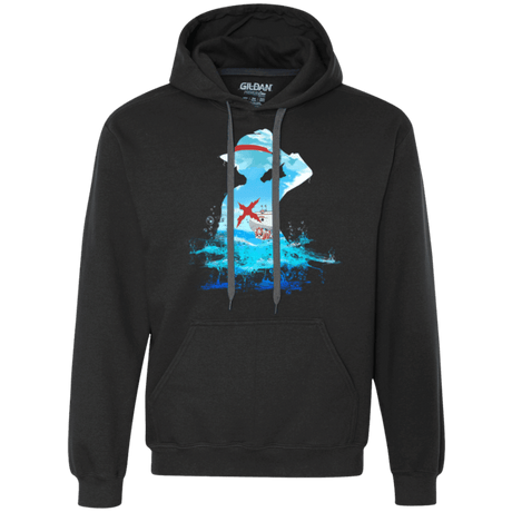 Sweatshirts Black / Small Luffy sea 2 Premium Fleece Hoodie