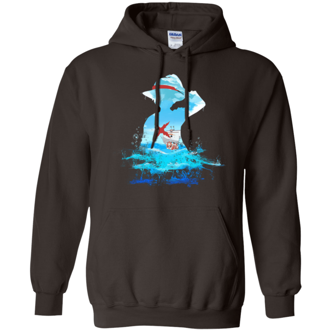 Sweatshirts Dark Chocolate / Small Luffy sea 2 Pullover Hoodie