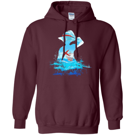Sweatshirts Maroon / Small Luffy sea 2 Pullover Hoodie