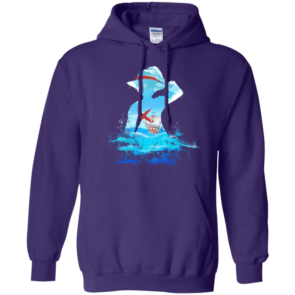 Sweatshirts Purple / Small Luffy sea 2 Pullover Hoodie