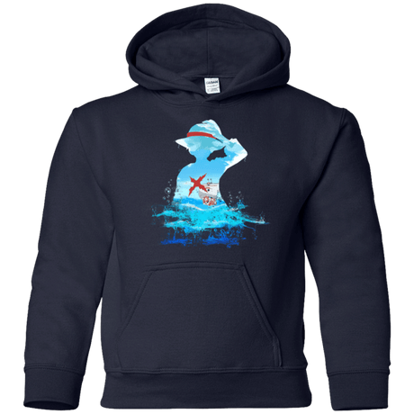 Sweatshirts Navy / YS Luffy sea 2 Youth Hoodie