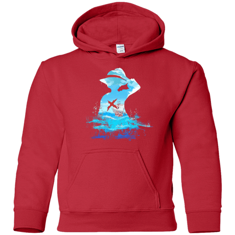 Sweatshirts Red / YS Luffy sea 2 Youth Hoodie