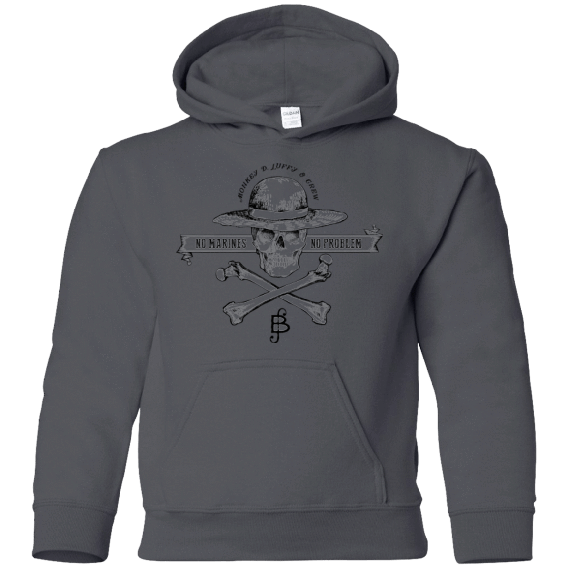 Sweatshirts Charcoal / YS Luffy Youth Hoodie