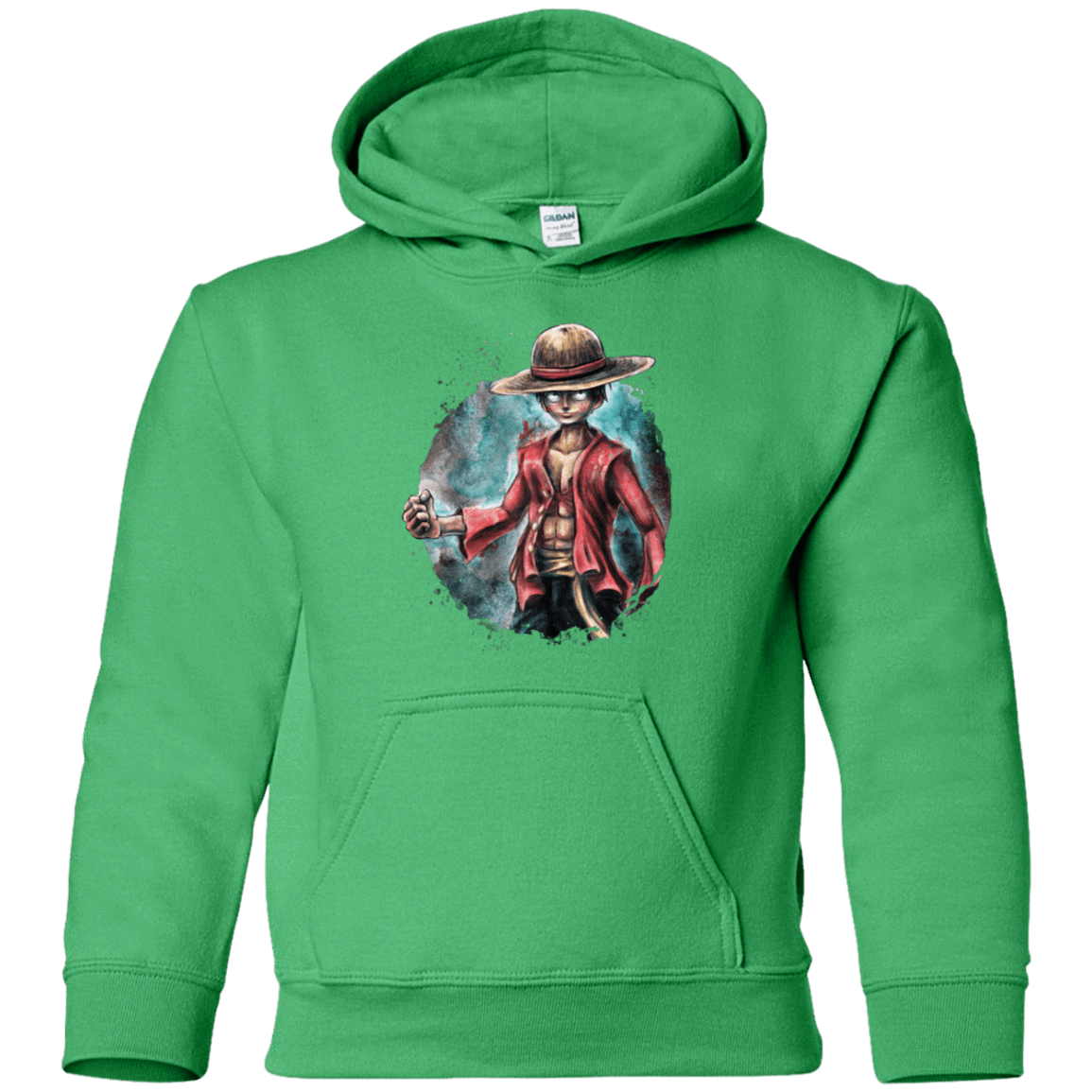 Sweatshirts Irish Green / YS LUFFY Youth Hoodie