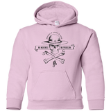 Sweatshirts Light Pink / YS Luffy Youth Hoodie