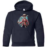 Sweatshirts Navy / YS LUFFY Youth Hoodie