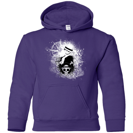 Sweatshirts Purple / YS Luffy Youth Hoodie