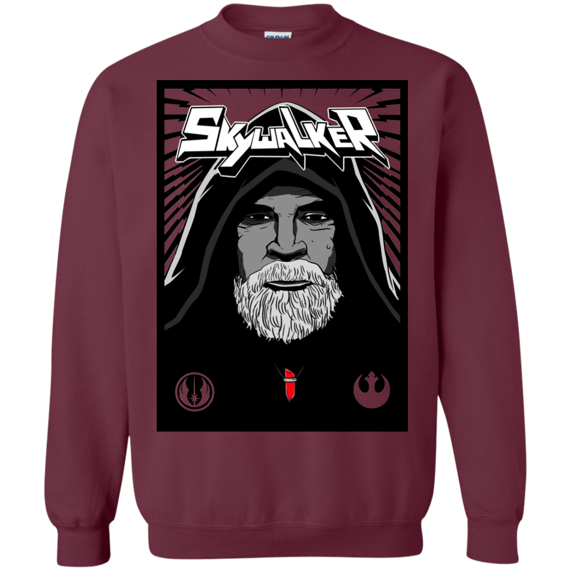 Sweatshirts Maroon / S Luke B Crewneck Sweatshirt