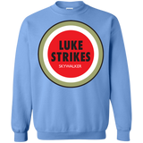 Sweatshirts Carolina Blue / Small Luke Strikes Crewneck Sweatshirt