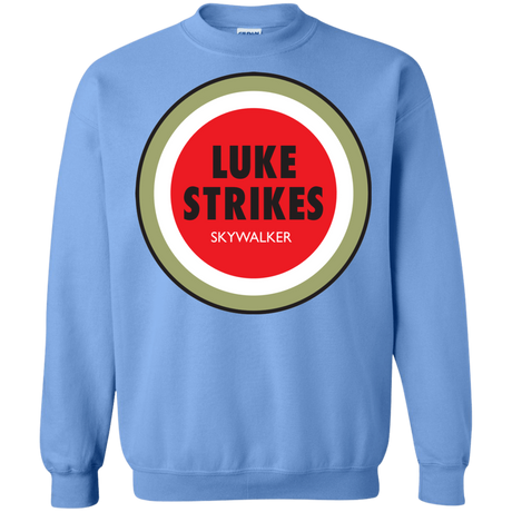 Sweatshirts Carolina Blue / Small Luke Strikes Crewneck Sweatshirt