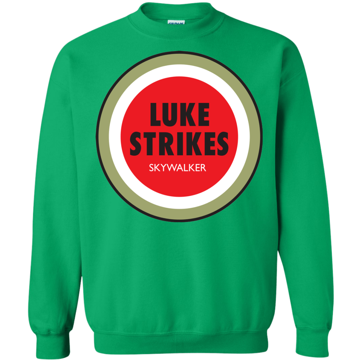 Sweatshirts Irish Green / Small Luke Strikes Crewneck Sweatshirt