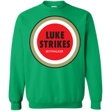 Sweatshirts Irish Green / Small Luke Strikes Crewneck Sweatshirt