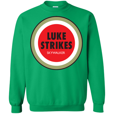 Sweatshirts Irish Green / Small Luke Strikes Crewneck Sweatshirt