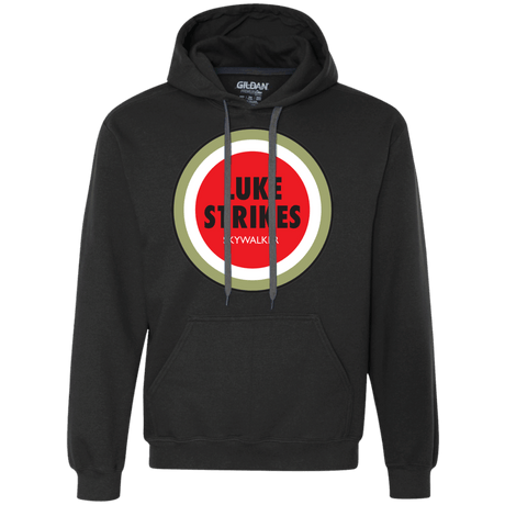 Sweatshirts Black / Small Luke Strikes Premium Fleece Hoodie