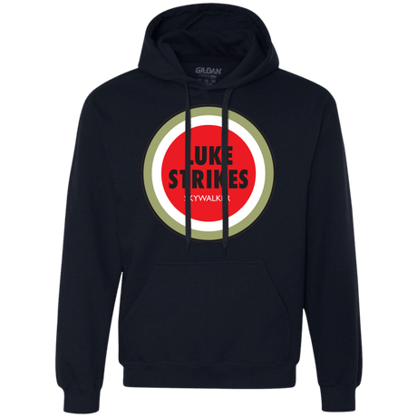 Sweatshirts Navy / Small Luke Strikes Premium Fleece Hoodie
