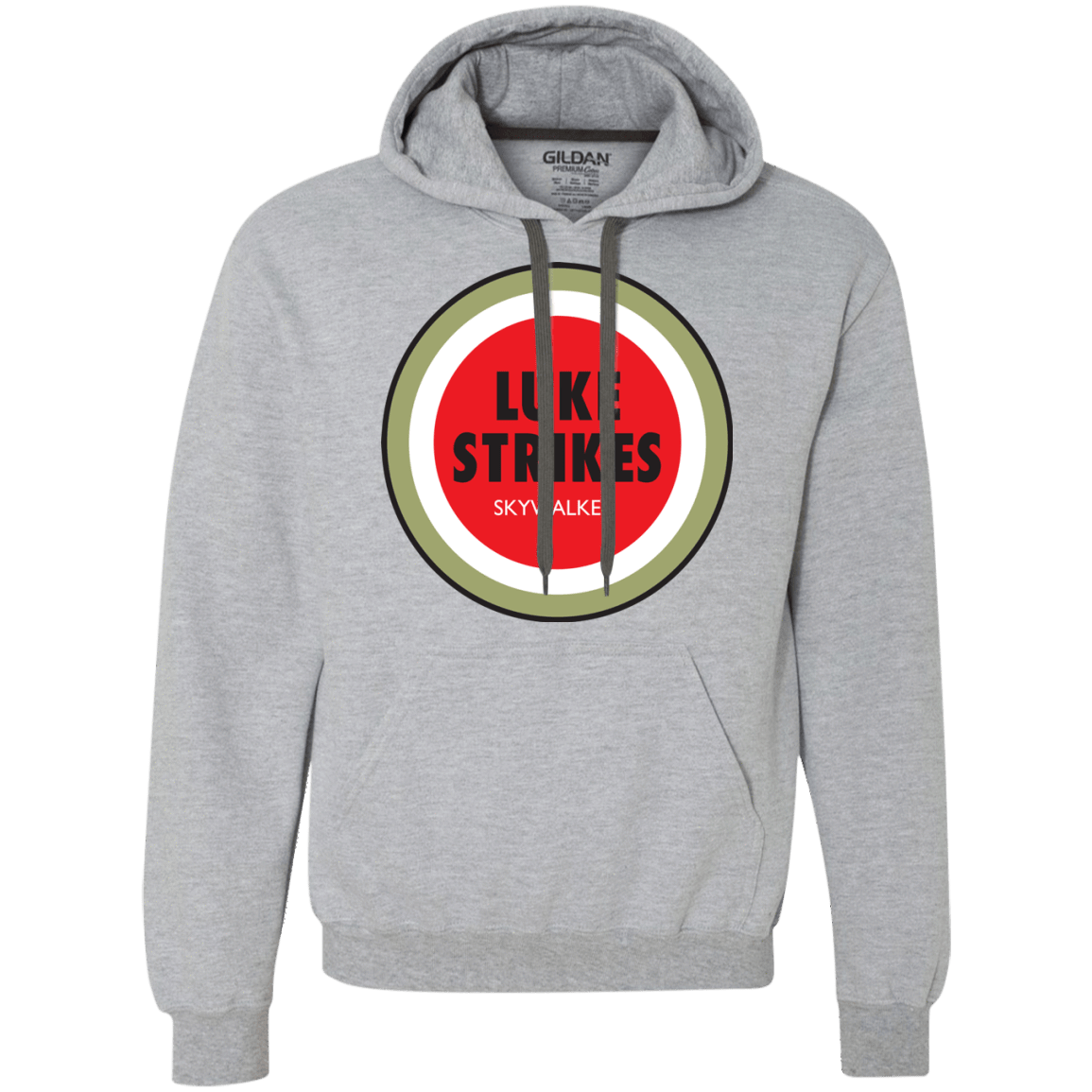 Sweatshirts Sport Grey / Small Luke Strikes Premium Fleece Hoodie