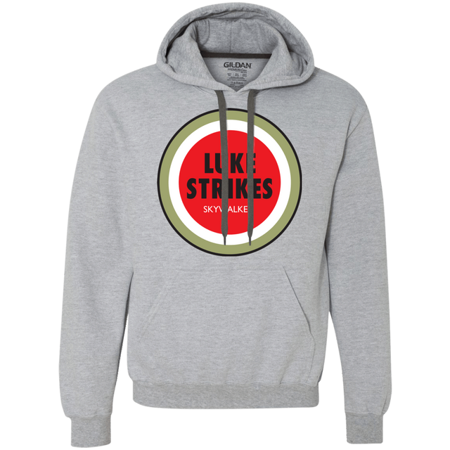 Sweatshirts Sport Grey / Small Luke Strikes Premium Fleece Hoodie
