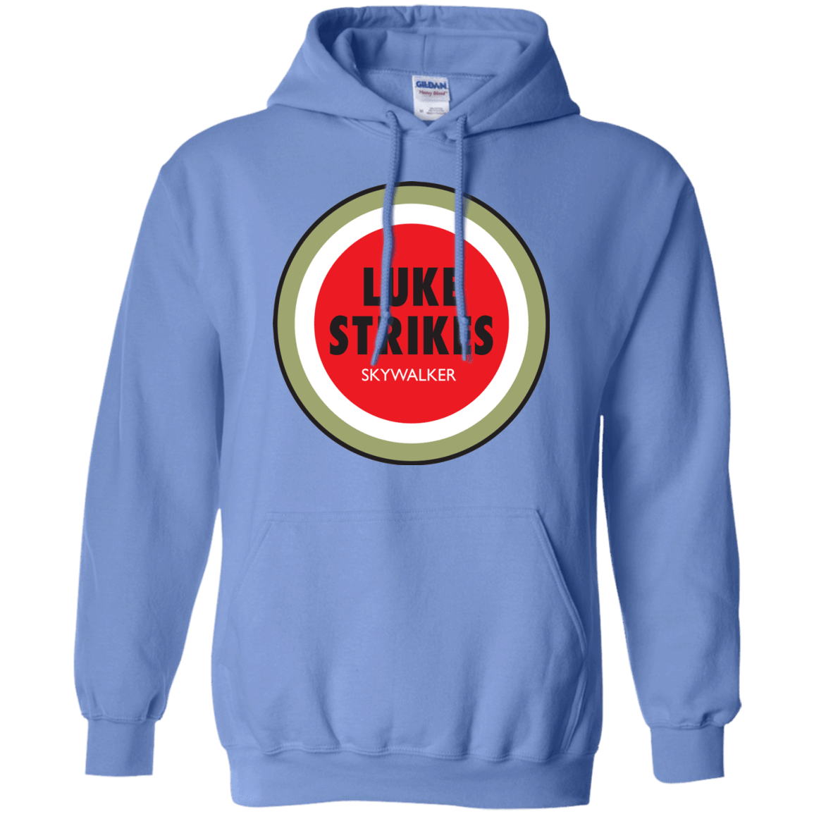 Sweatshirts Carolina Blue / Small Luke Strikes Pullover Hoodie